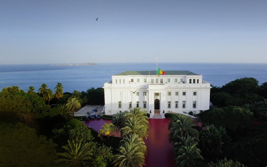Le Palais présidentiel sénégalais. © DR