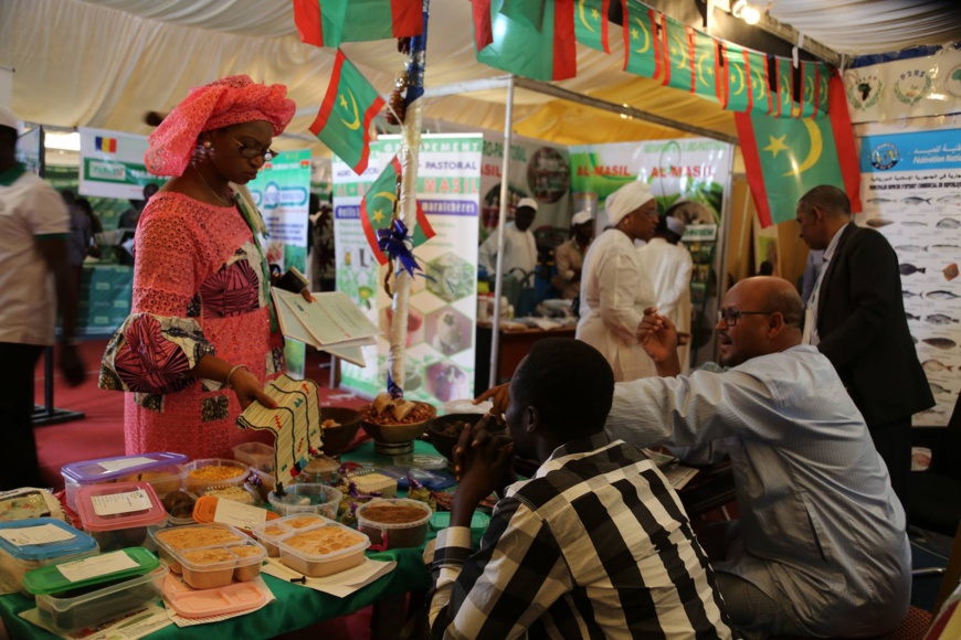 Des stands au Salon africain de l'agriculture. © SAFAGRI