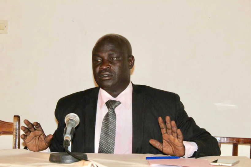 Le secrétaire général de l’ADHET, Abba Daoud Nandjede. © Alwihda Info