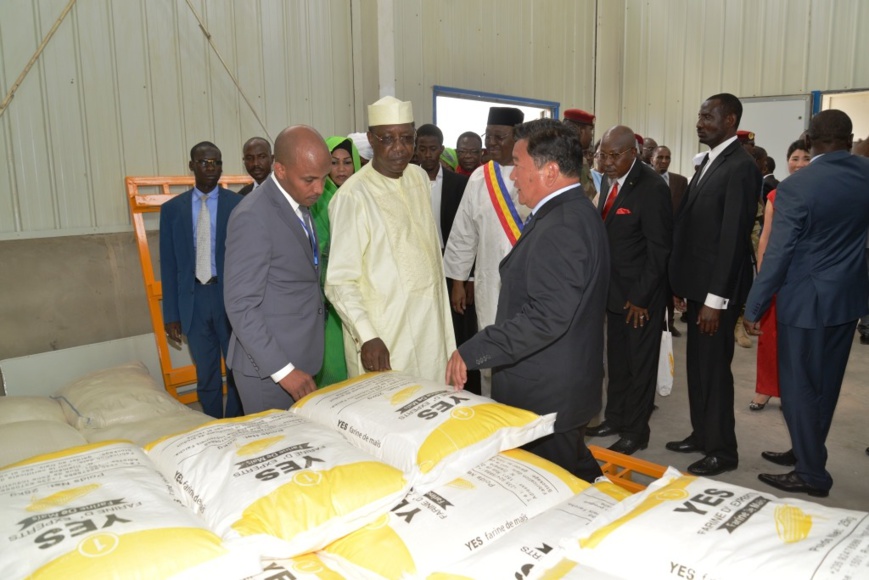 Le Tchad inaugure une usine de fabrication de farine Le Tchad inaugure une usine de fabrication de farine