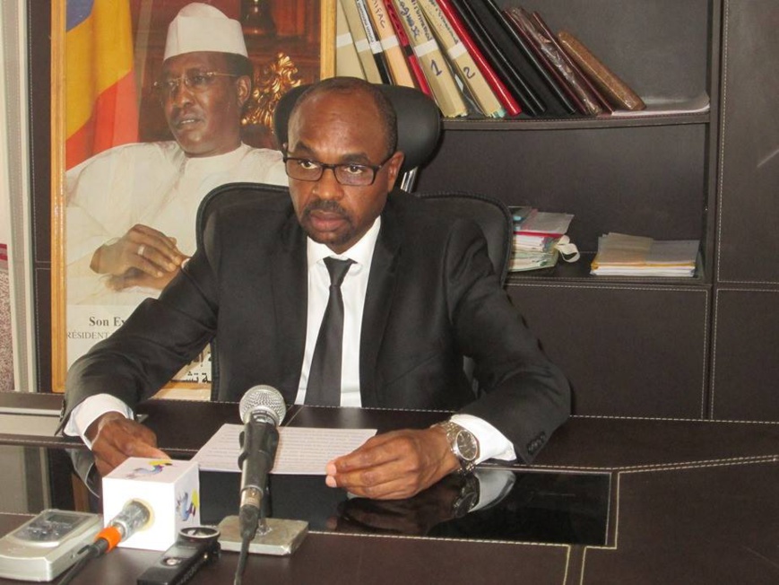 Le ministre de l’Environnement, de l’eau et de la pêche, Sidick Abdelkerim Haggar.