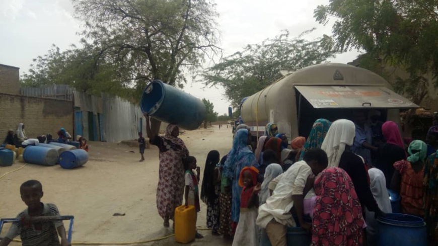 En images : A Abéché, la souffrance des populations pour se procurer de l'eau