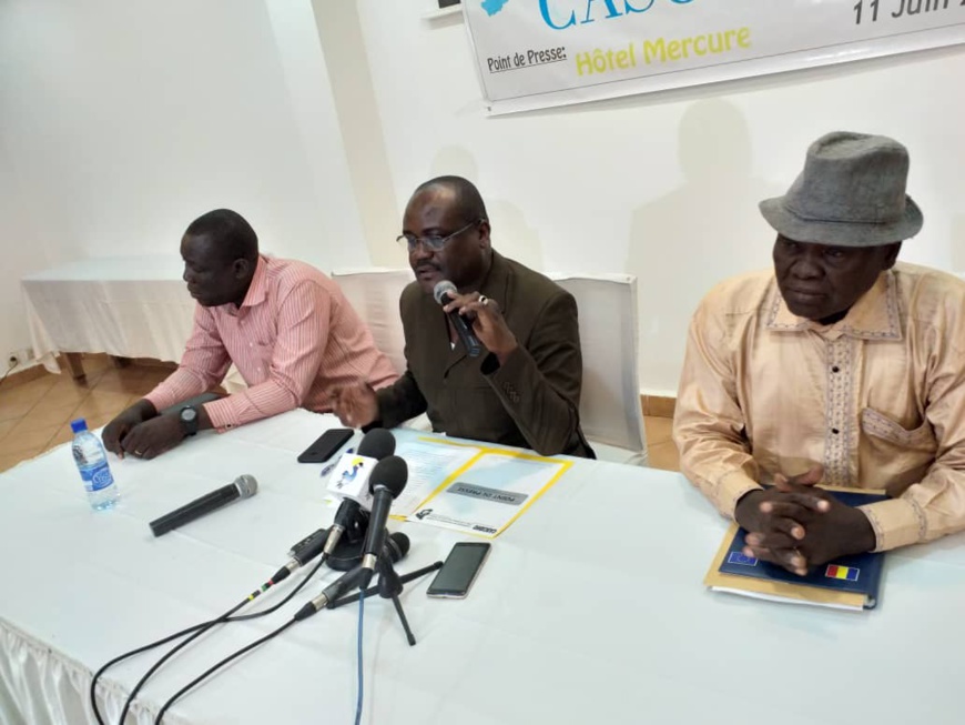 Le coordinateur national de la CASCIDHO, Mahamat Digadimbaye © Alwihda Info