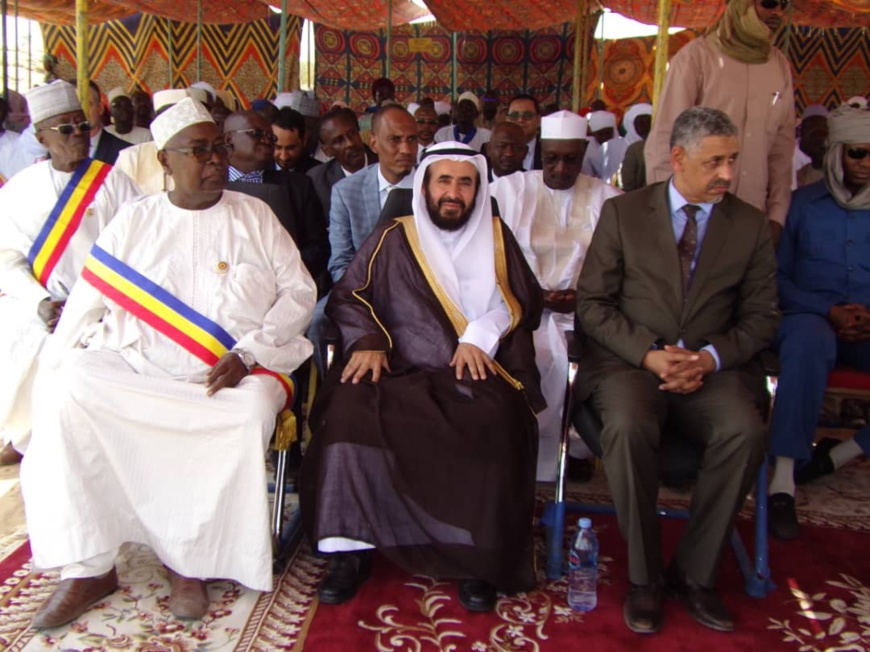 En images : visite du président de la République à Abéché