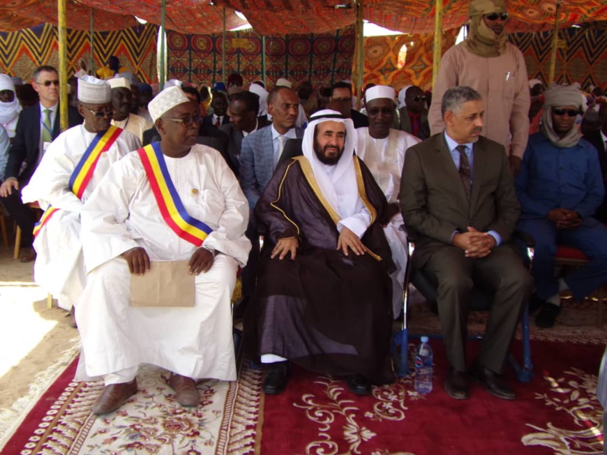 En images : visite du président de la République à Abéché