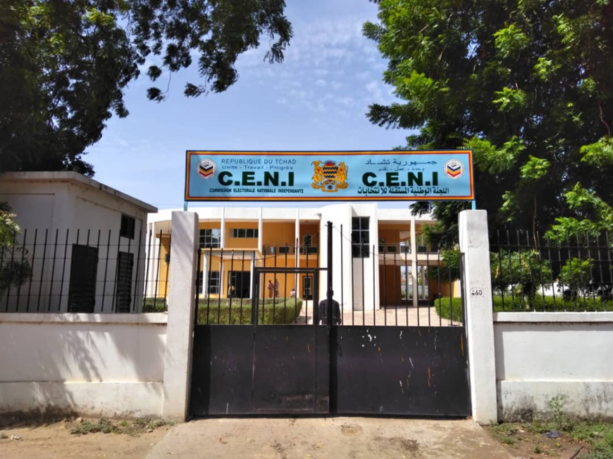 Le siège de la CENI au Tchad. © Alwihda Info Le siège de la CENI au Tchad. © Alwihda Info