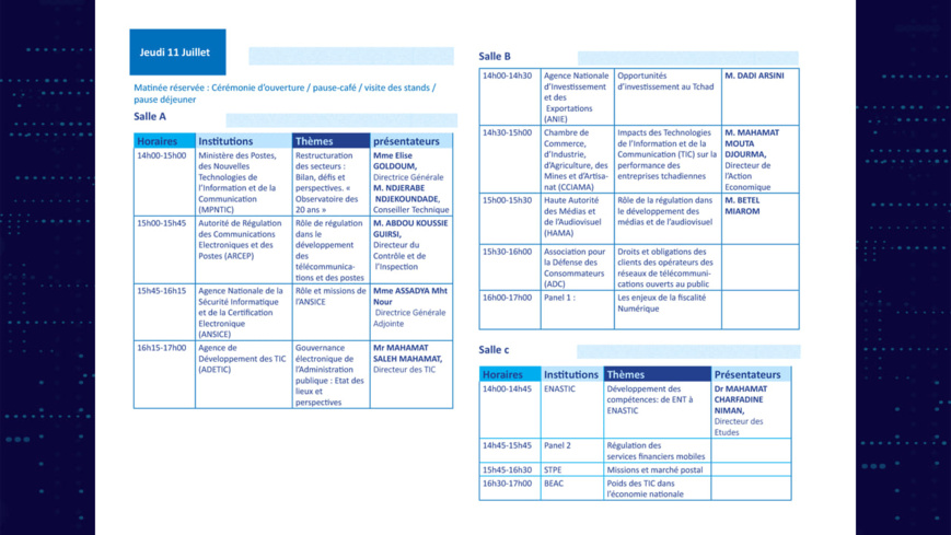 Tchad : Kalzeubé Pahimi Deubet ouvre le forum sur le numérique