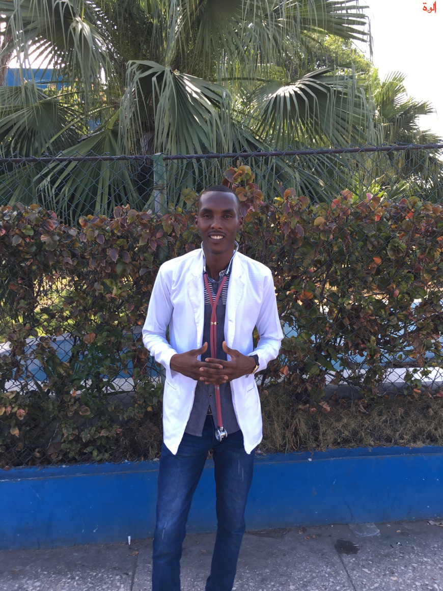 Un étudiant tchadien. La Havane, Cuba. © Alwihda Info Un étudiant tchadien. La Havane, Cuba. © Alwihda Info