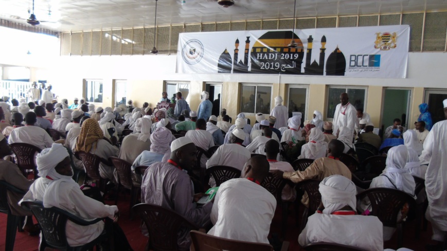 Le premier vol transportant les pèlerins tchadiens est arrivé en Arabie saoudite. © H.T. Le premier vol transportant les pèlerins tchadiens est arrivé en Arabie saoudite. © H.T.