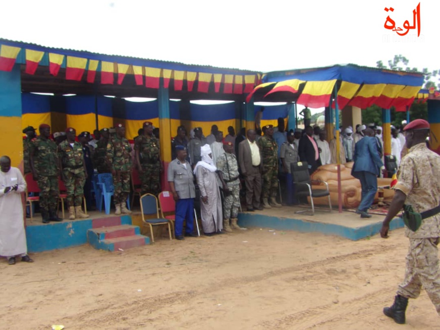 Tchad : cérémonie de prise d'armes à Goz Beida, au Sila, ce lundi 12 août 2019. © Alwihda Info