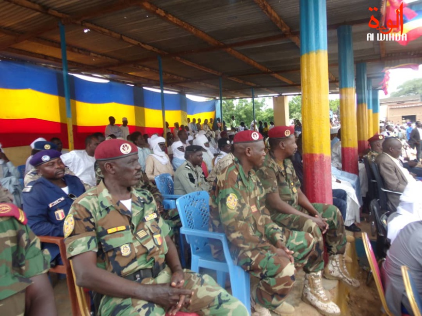 Tchad : cérémonie de prise d'armes à Goz Beida, au Sila, ce lundi 12 août 2019. © Alwihda Info