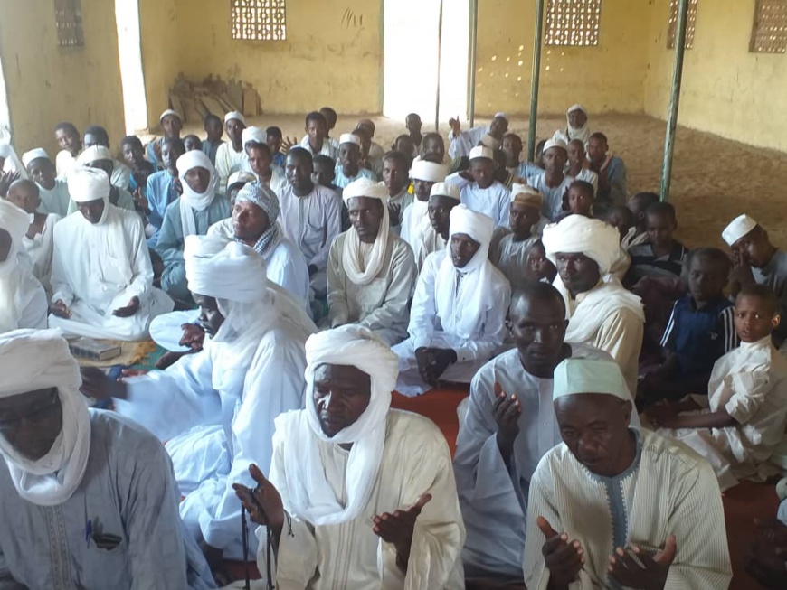 Une mission conduite par Yacoub Saleh Ourada s'est rendue dimanche 11 août 2019 à Amdoud, un village de la sous-préfecture d'Abéché rurale situé à 50 km de la ville. © Alwihda Info