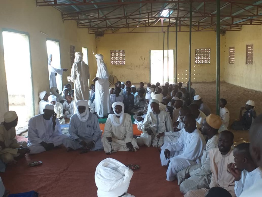 Une mission conduite par Yacoub Saleh Ourada s'est rendue dimanche 11 août 2019 à Amdoud, un village de la sous-préfecture d'Abéché rurale situé à 50 km de la ville. © Alwihda Info