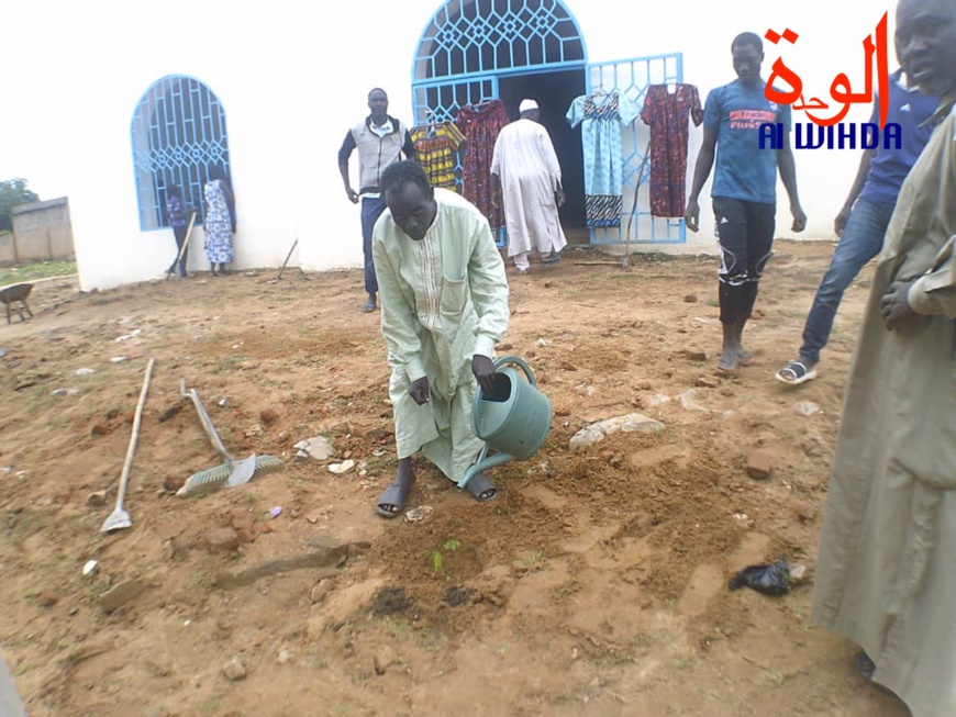 Tchad : une opération de salubrité à Goz Beida. © Alwihda Info Tchad : une opération de salubrité à Goz Beida. © Alwihda Info