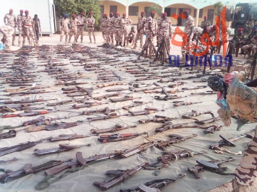 Tchad : saisie record de 678 armes, 6 bazooka et 4000 munitions Tchad : saisie record de 678 armes, 6 bazooka et 4000 munitions