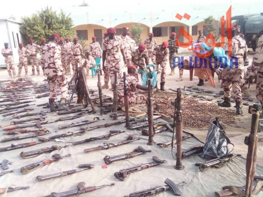 Tchad : saisie record de 678 armes, 6 bazooka et 4000 munitions Tchad : saisie record de 678 armes, 6 bazooka et 4000 munitions