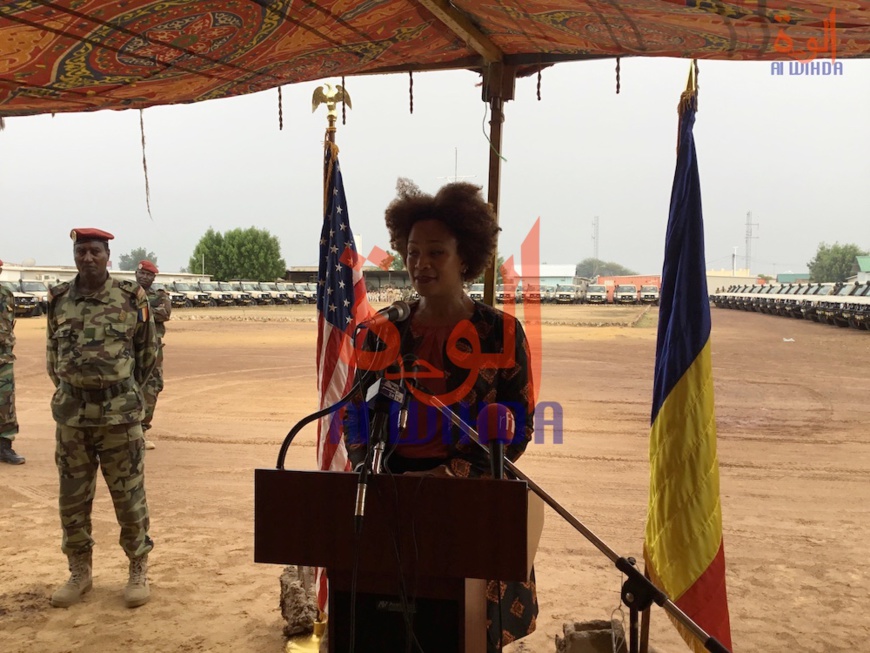 Tchad : une deuxième vague de matériel militaire livré par les USA. © Alwihda Info