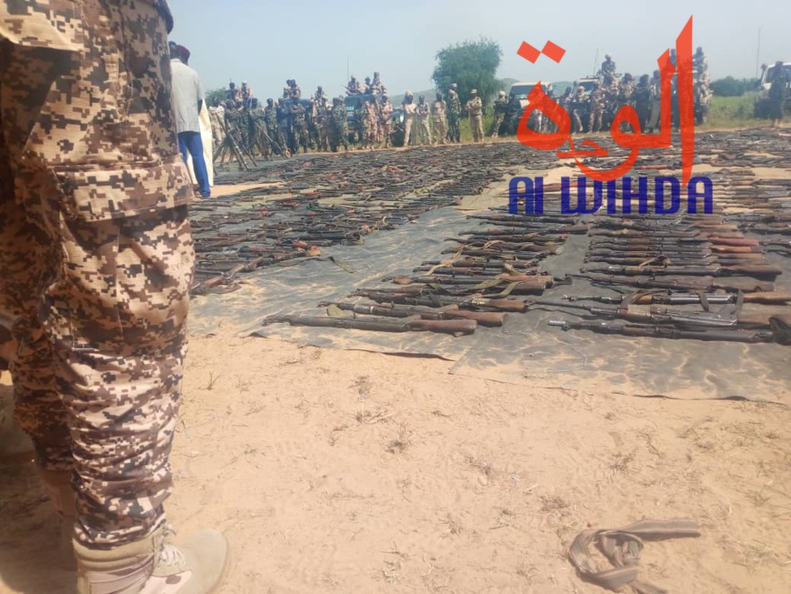 Tchad : impressionnante saisie d'un millier d'armes dont 6 bazooka au Sila