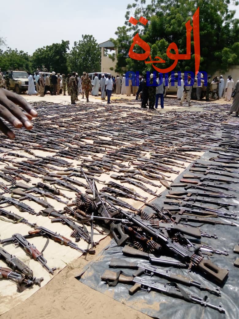 Tchad : impressionnante saisie d'un millier d'armes dont 6 bazooka au Sila