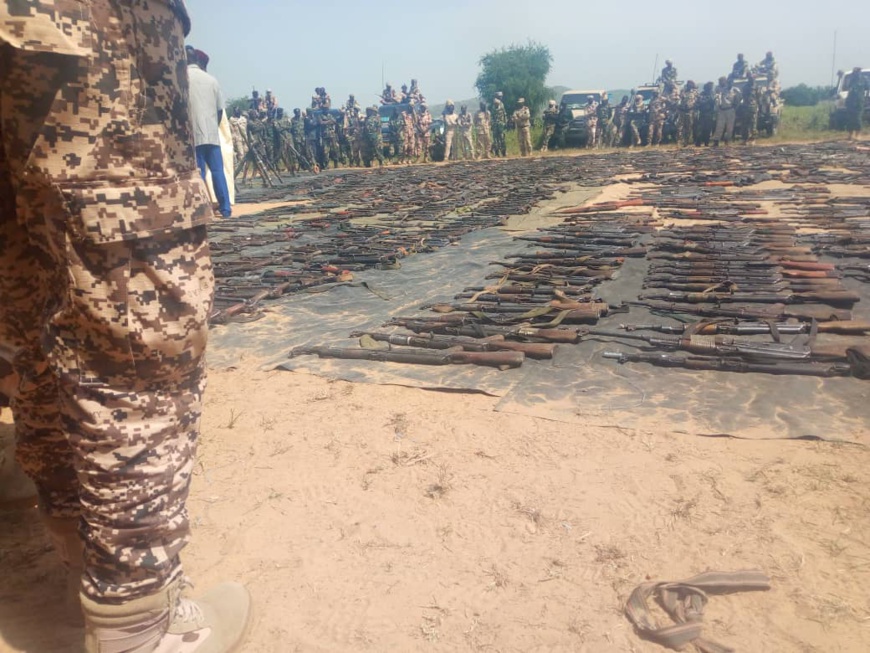 Tchad : impressionnante saisie d'un millier d'armes dont 6 bazooka au Sila