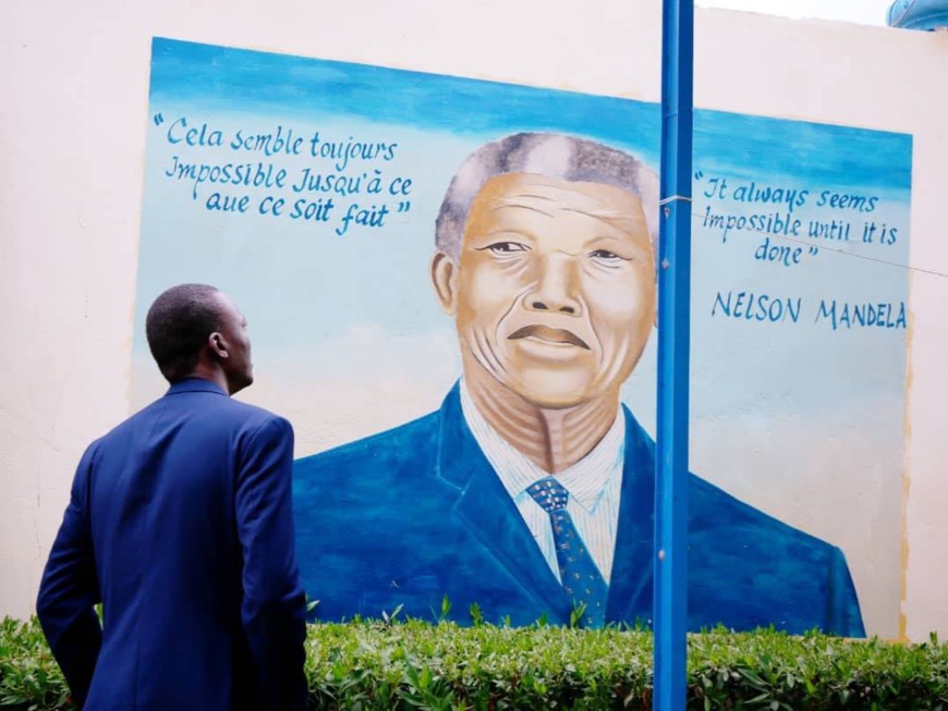 Succès Masra et l'image de Neslon Mandela Succès Masra et l'image de Neslon Mandela