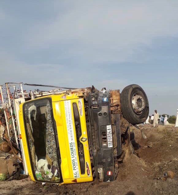 Tchad : grave accident de circulation à la sortie de N'Djamena, plusieurs morts. © DR/Images amateurs