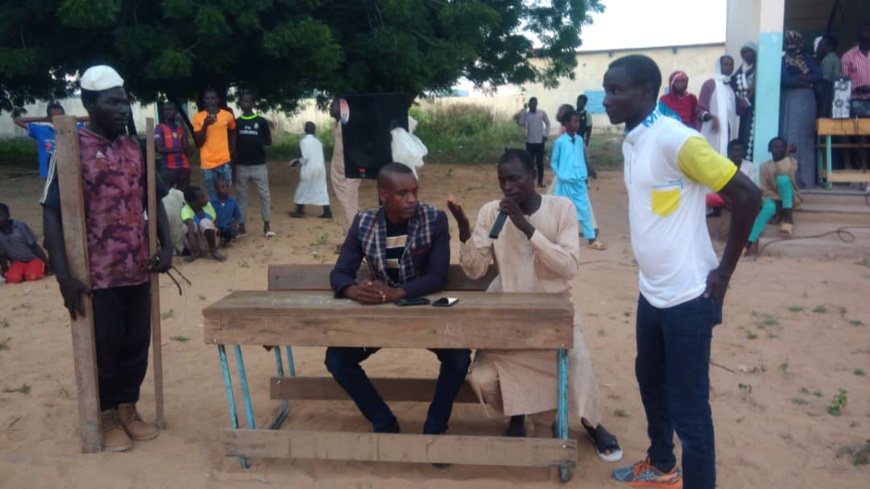 Tchad : au Sila, le théâtre pour sensibiliser sur le désarmement des civils. © Alwihda Info