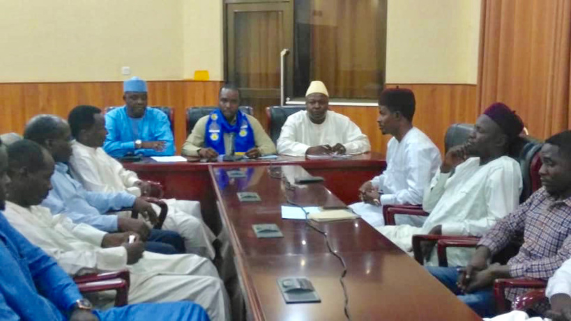 Tchad : un comité de jeunes cadres réitère son soutien au président. © Alwihda Info Tchad : un comité de jeunes cadres réitère son soutien au président. © Alwihda Info