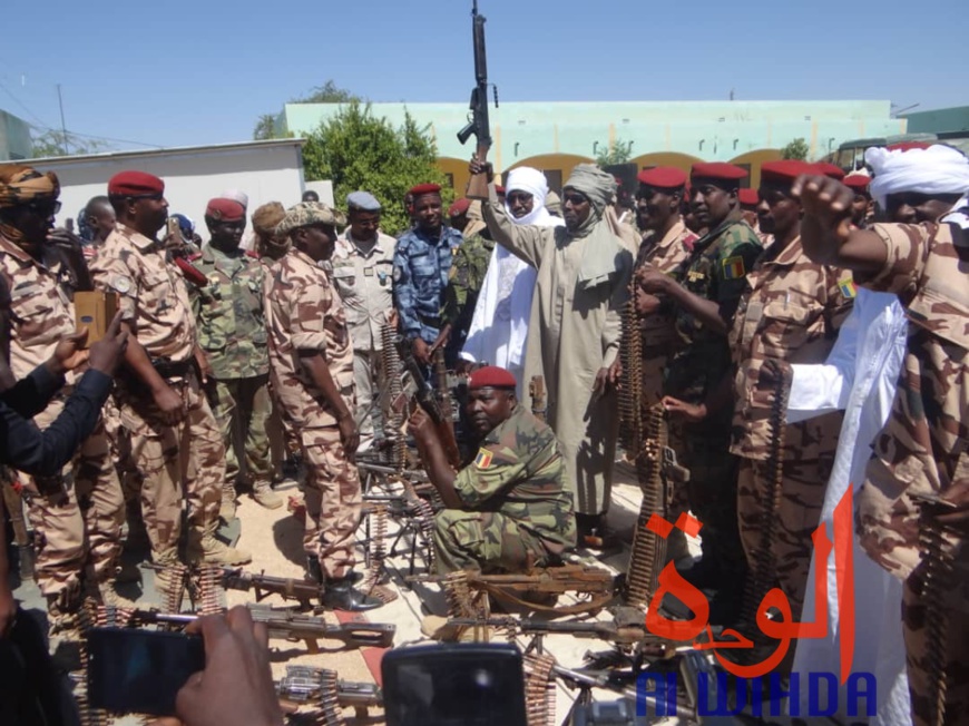 En images : le désarmement se poursuit à l'Est du Tchad, plus de 2250 armes saisies