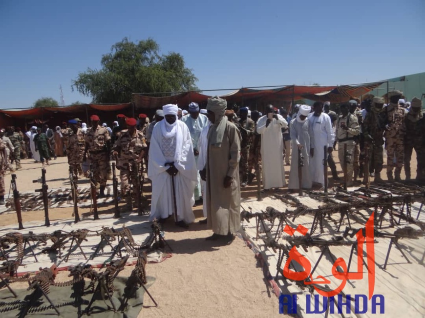 En images : le désarmement se poursuit à l'Est du Tchad, plus de 2250 armes saisies