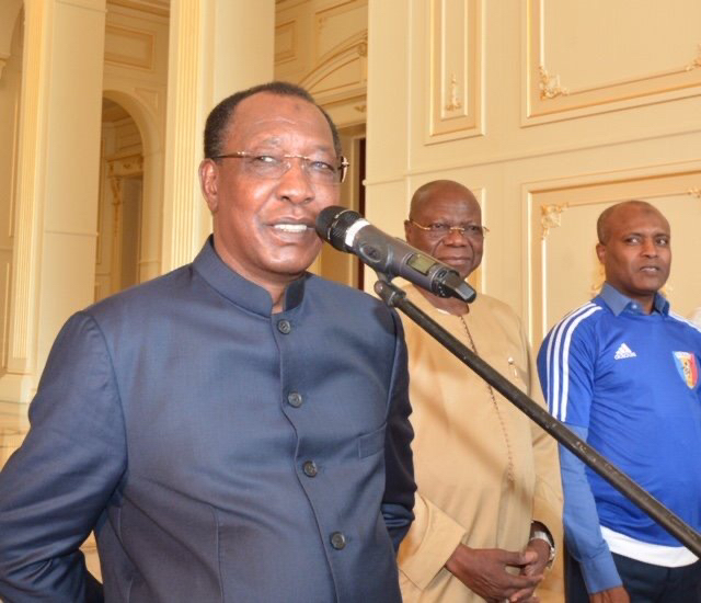 Tchad : le président a reçu l'équipe des SAO à quelques heures du match. © Alwihda Info