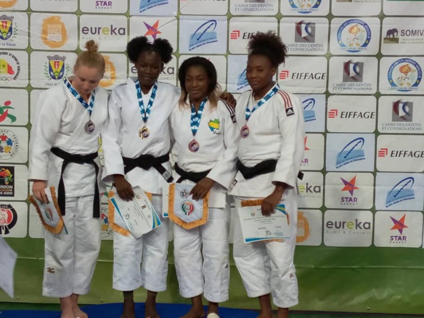 Open de Dakar : une judokate tchadienne remporte une médaille d'or. © COST Open de Dakar : une judokate tchadienne remporte une médaille d'or. © COST