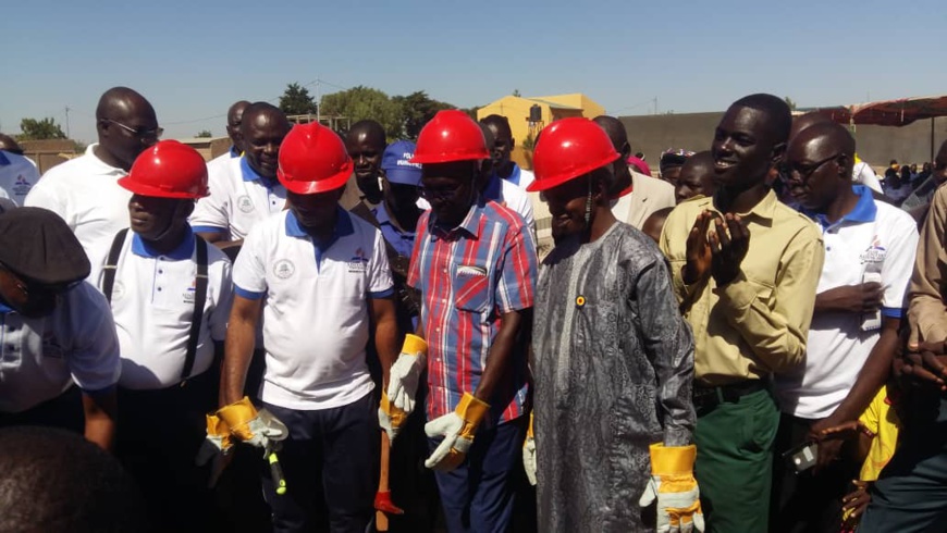 Tchad : pose de la pierre de construction d'une école au 9ème arrondissement de N'Djamena
