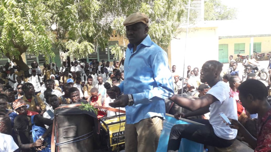 Tchad : la festival solidaire Imag'in sensibilise contre le Sida. © Alwihda Info/D.H.K.