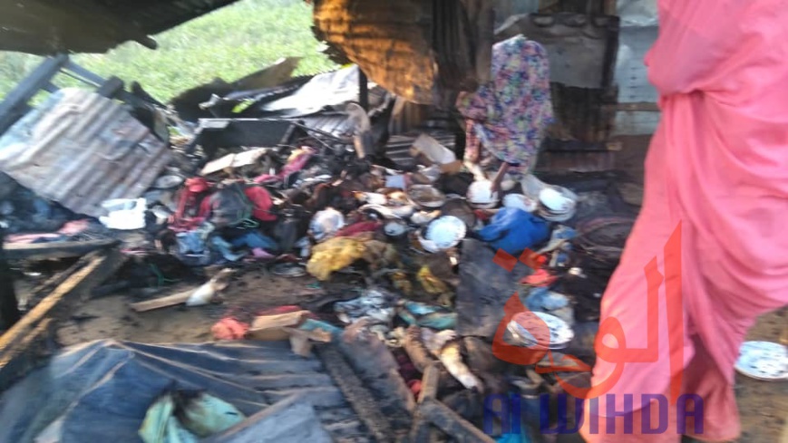 Tchad : incendie au marché de Diguel à N'Djamena