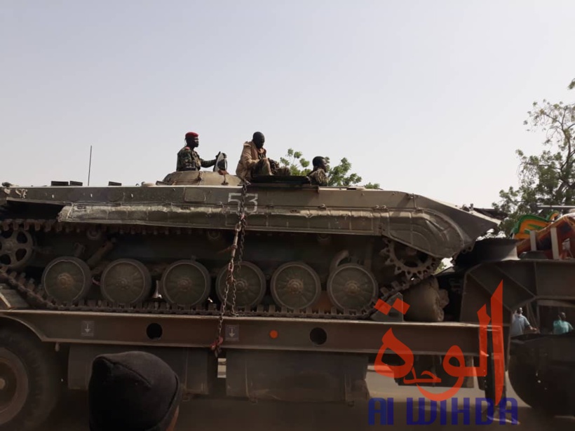 Tchad : une colonne de l'armée en provenance de Kousseri se dirige vers le Sud. © Alwihda Info
