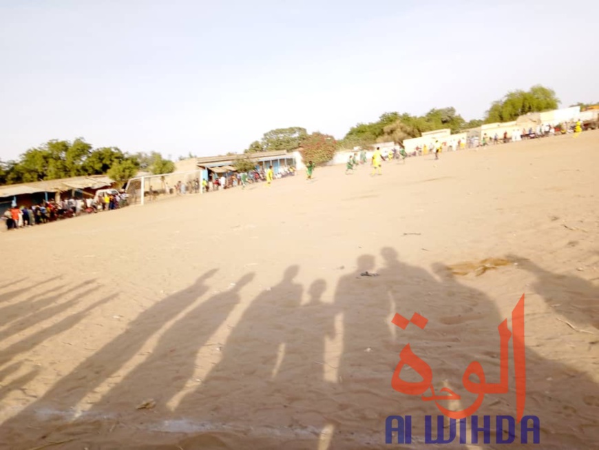 Tchad : le championnat provincial de football draine la foule à Goz Beida. © Alwihda Info/Mahamat Issa Gadaya