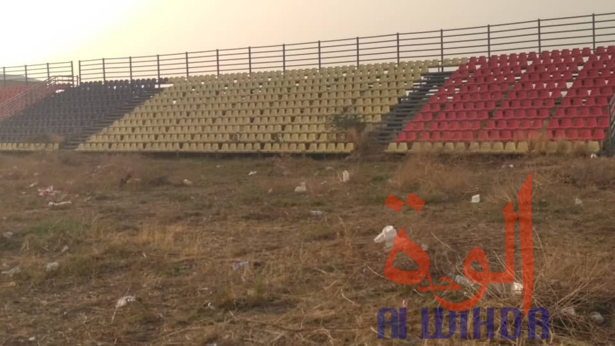 Tchad : à N'Djamena, le stade de Diguel est à l'abandon. © Alwihda Info/Malick Mahamat