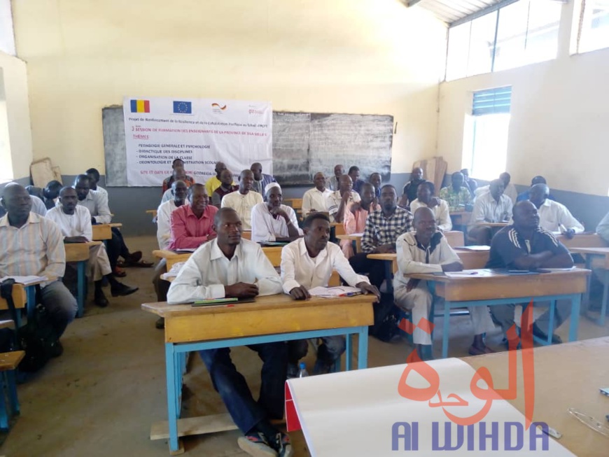 Formation des enseignants à Goz Beida, le 14 janvier 2020. © Mahamat Issa Gadaya/Alwihda Info