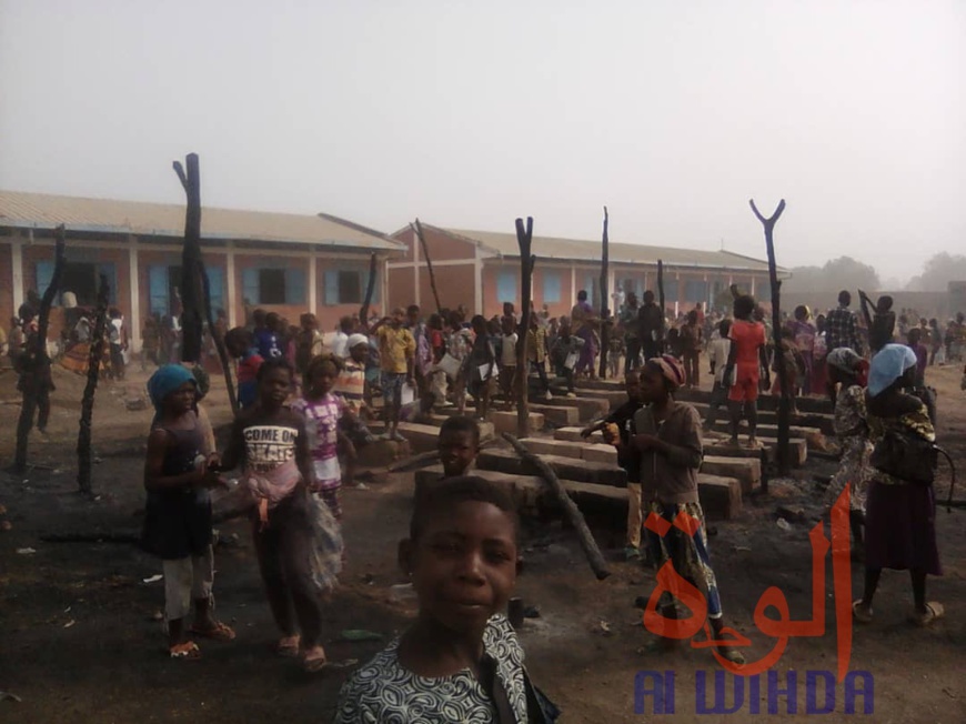 Tchad : un élève de 6 ans met le feu à sa salle de classe à Moundou. © Golmen Ali/Alwihda Info