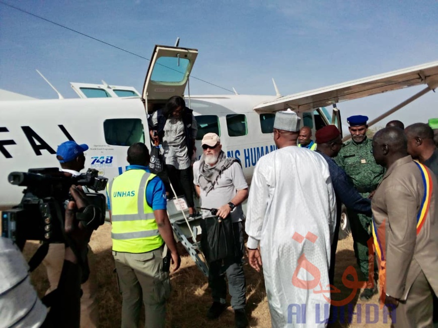 Tchad : la princesse de Jordanie Sarah Zeid en visite à Pala. © Alwihda Info/Foka Mapagne