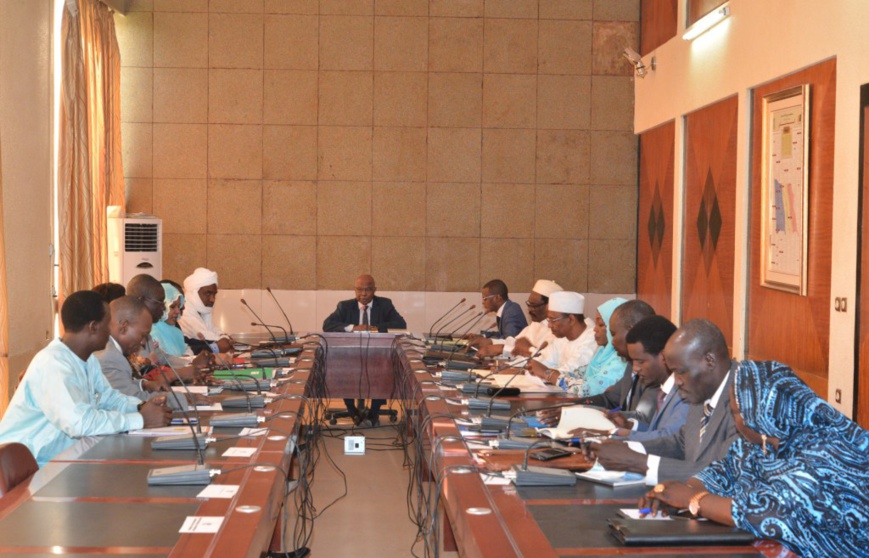 Tchad : une réunion sur les régies financières à la Présidence. © PR Tchad : une réunion sur les régies financières à la Présidence. © PR