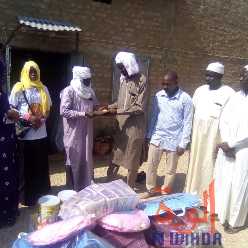 Tchad : la FGC porte assistance à la famille de 3 nouveau-nés à l'Est. © Abba Issa/Alwihda Info