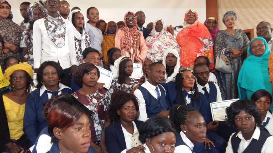 Tchad : la formation professionnelle se concrétise pour une centaine de femmes. © Mahamat Abdramane/Alwihda Info