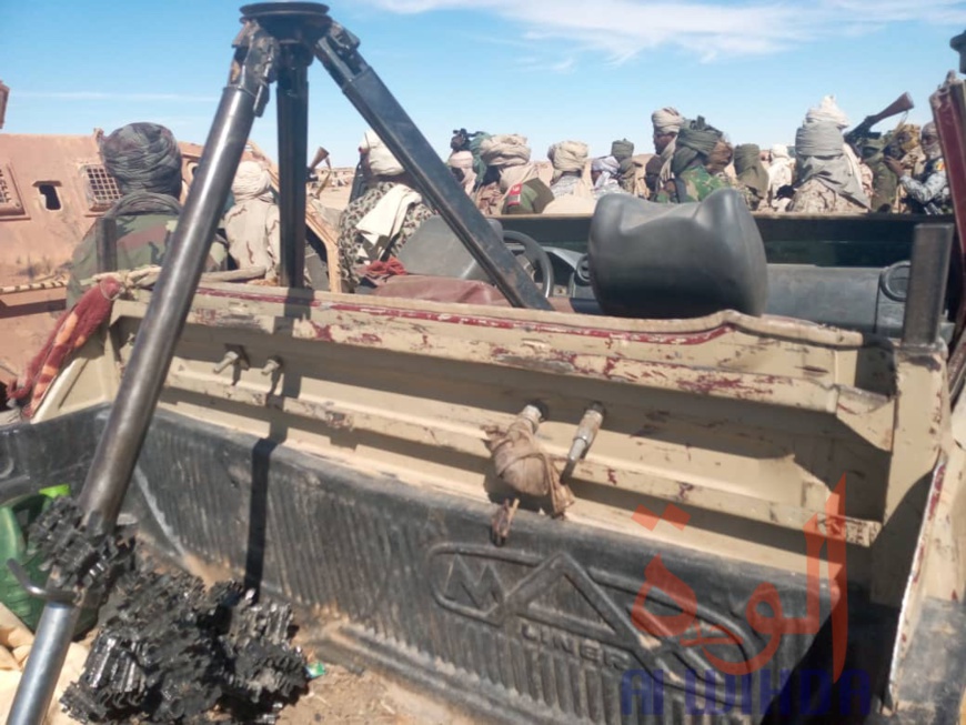 Tchad : de nombreuses armes lourdes saisies par l'armée au Tibesti. © Alwihda Info