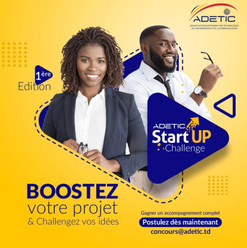 Tchad : l'ADETIC lance un Start UP Challenge en faveur des jeunes. © ADETIC Tchad : l'ADETIC lance un Start UP Challenge en faveur des jeunes. © ADETIC