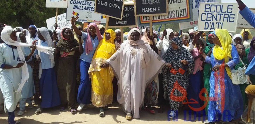 Tchad : une marche à Ati pour dénoncer les violences du genre. © Hassan Djidda Hassan/Alwihda Info Tchad : une marche à Ati pour dénoncer les violences du genre. © Hassan Djidda Hassan/Alwihda Info