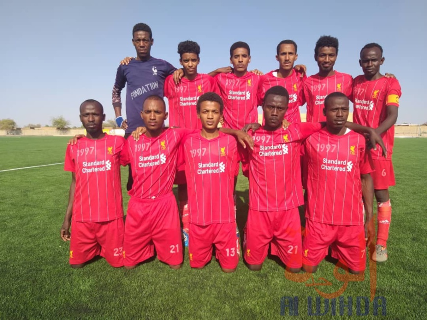 Tchad : premier match officiel sur gazon synthétique à Abéché. © Hamid Mahamat Issa/Alwihda Info