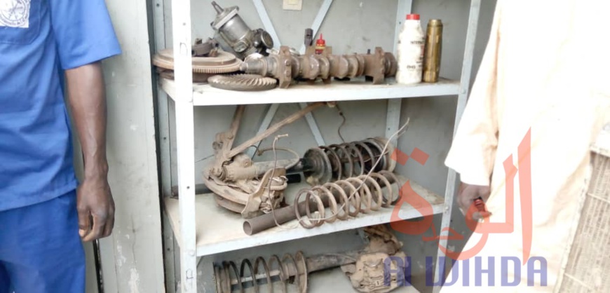 Tchad : le gouverneur de Laï en tournée dans les établissements. © Éric Guedi/Alwihda Info