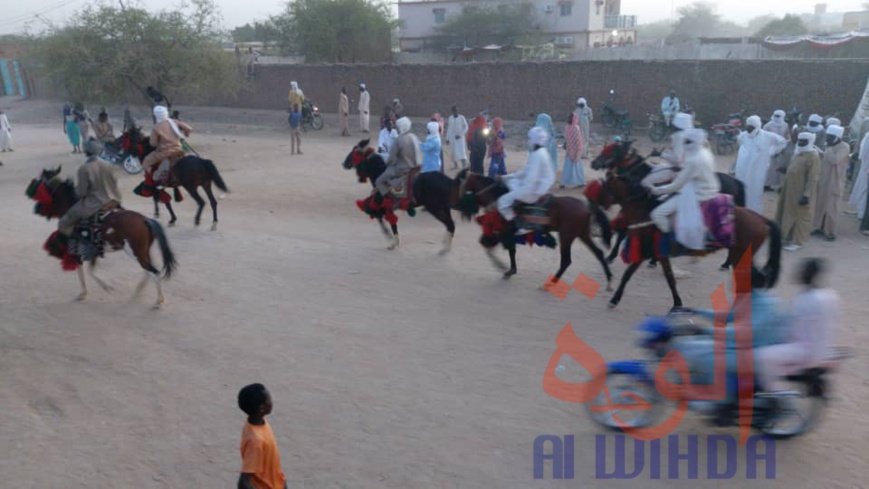 Tchad : la mobilisation ne faiblit pas à Abéché, à la veille de l'intronisation. © Alwihda Info